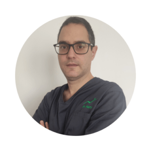 Logo con volto Marc Osteopata