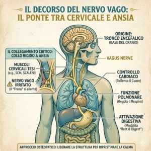 Osteopatia cervicale per il nervo vago e ansia