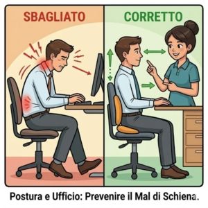 Postura scorretta osteopata segrate