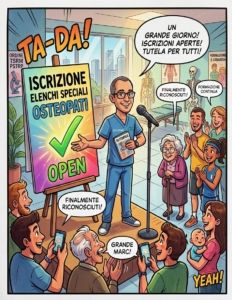 Iscrizione elenchi speciali osteopati